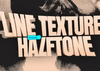 Videohive Line Texture Halftone Overlay 65169592