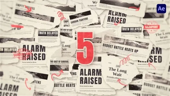 Videohive - Newspaper Countdown Intro - 65200177 1 Videohive Newspaper Countdown Intro 65200177