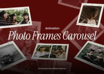 Videohive Photo Frames Carousel 65610690