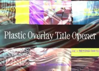Videohive Plastic Overlay Title Opener 65595645