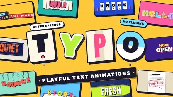 Videohive - Playful Typography Pack - 65562475 1 Videohive Playful Typography Pack 65562475
