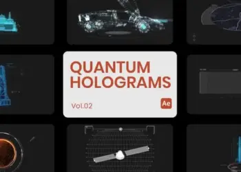 Videohive Quantum Holograms 02 for After Effects 65610764
