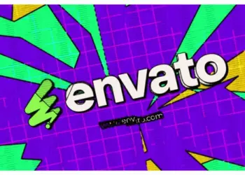 Videohive Retro Comic Shatter Logo Reveal 65170050