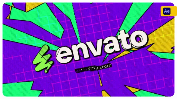 Videohive - Retro Comic Shatter Logo Reveal - 65170050 1 Videohive Retro Comic Shatter Logo Reveal 65170050