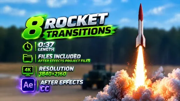 Videohive - Rocket Transitions Pack - 65169937 1 Videohive Rocket Transitions Pack 65169937