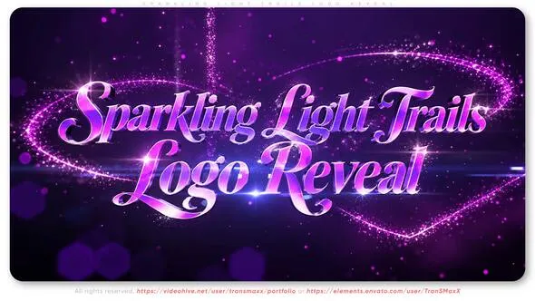 Videohive - Sparkling Light Trails Logo Reveal - 65203554 1 Videohive Sparkling Light Trails Logo Reveal 65203554
