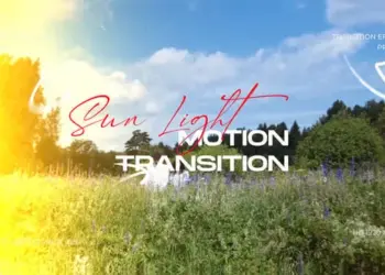 Videohive Sun Light Motion Transitions 65169019