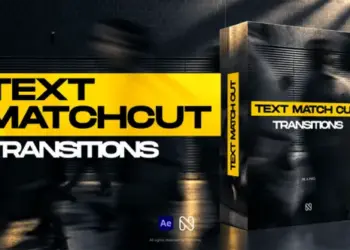 Videohive Text Match Cut Transitions 65216017