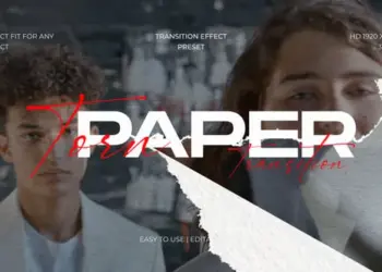 Videohive Torn Paper Transition 65170293
