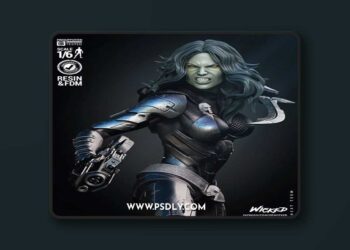 WICKED – Gamora Comic Version Sculpture – 3D Print Model STL
