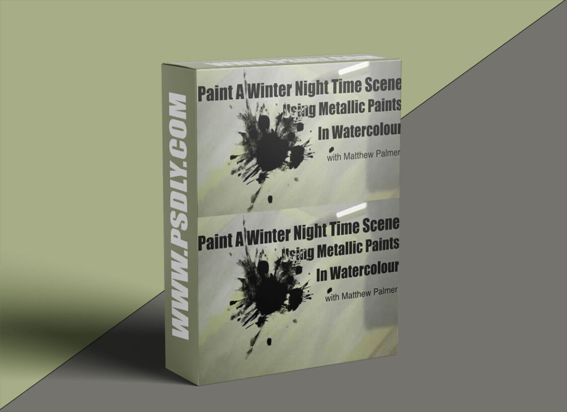 Simle Paint Watercolour TV - Quick & Easy Watercolour - Paint A Winter Night Time Scene