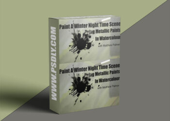 Watercolour TV - Quick & Easy Watercolour - Paint A Winter Night Time Scene