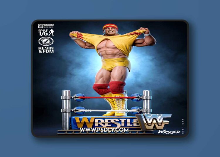 Wicked – Hulk Hogan Sculpture – 3D Print Model STL 1 Wicked – Hulk Hogan Sculpture – 3D Print Model STL