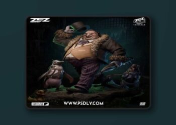 ZEZ Studio – Penguin Statue and Bust – 3D Print Model STL