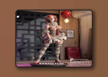 illust3d – Pennywise – 3D Print Model STL